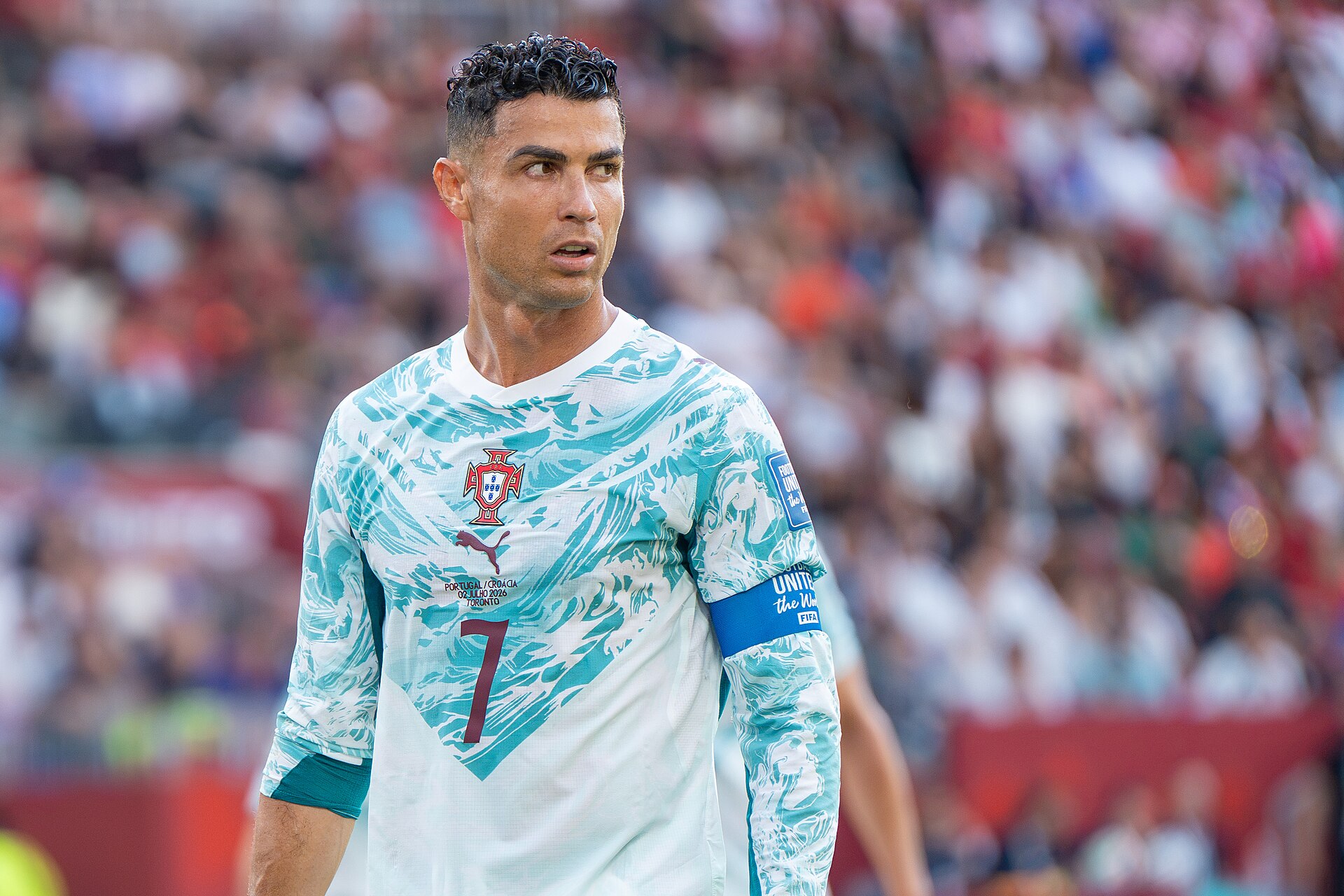 Cristiano Ronaldo, footballeur le mieux payé au monde, avec le Portugal en 2026